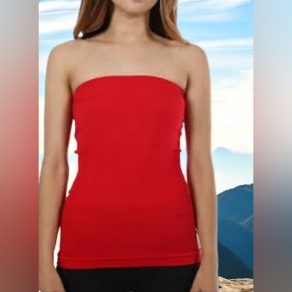 Womans red ♥️ tube top